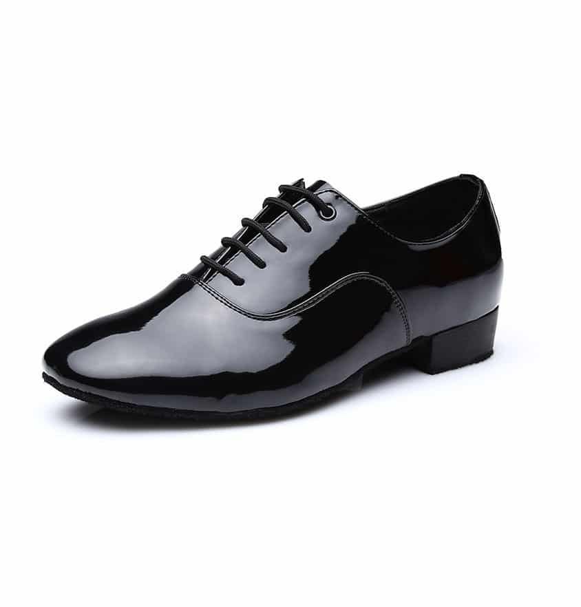 Ανδρικά Παπούτσια Latin και Ευρωπαϊκών χορών με 2 cm τακούνι-σε 2 χρώματα - Image 3