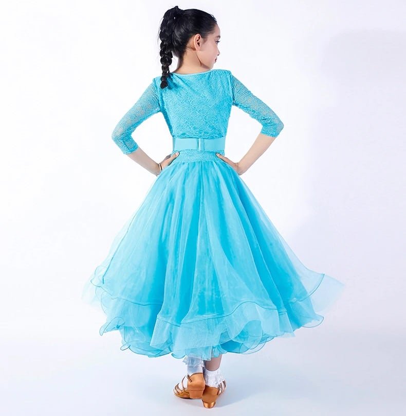 Παιδικό φόρεμα ευρωπαϊκών χορών L53 - Image 2