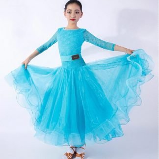 paidiko-forema-evrwpakwn-horwn-ballroom-dress-siel