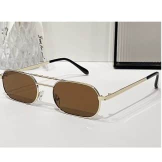 Photochromic μεταλικά Γυναικεία Χρυσαφι-Καφέ γυαλιά ηλίου UV400
